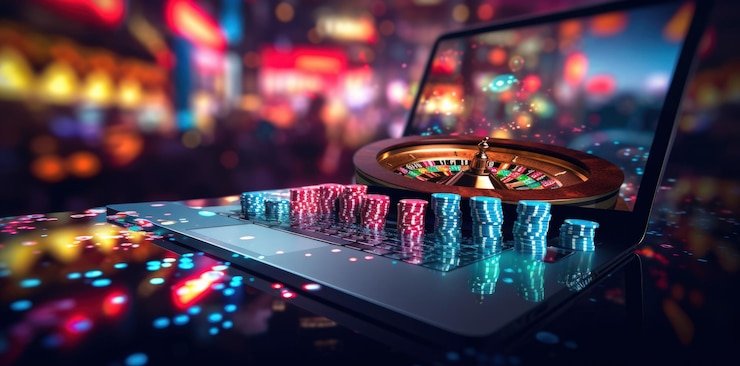 Panel kontrol permainan Treasures Aztec di inova777 menunjukkan pengaturan taruhan dan tombol putar